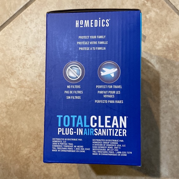 NWT Homedics Plug In Air Sanitizer - Picture 3 of 4